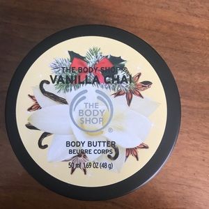 The body shop vanilla chai body butter